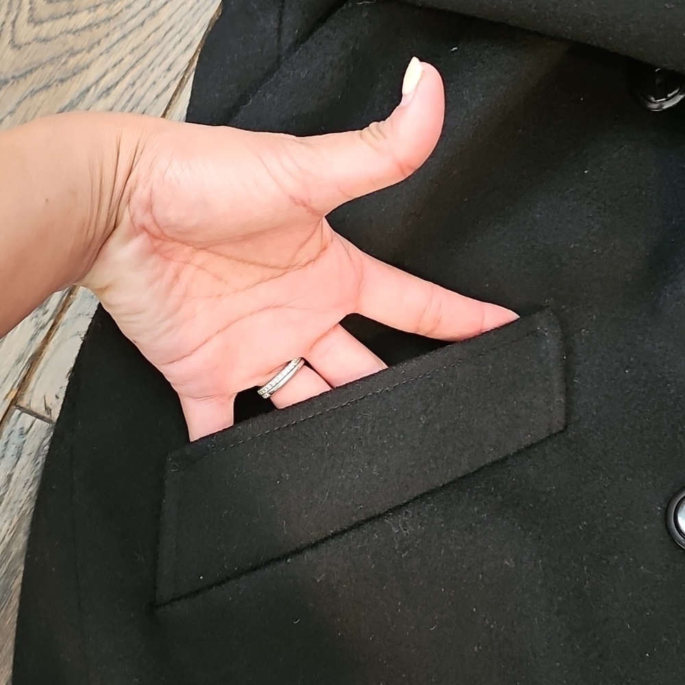 VINTAGE Pure Virgin Wool Coat - Picture 9 of 10